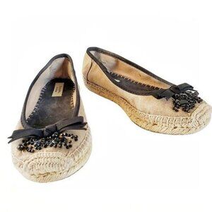 Simply Vera Wang Flat Espadrille Slip On Flats Shoes Women's Size 6½ M WOMAN'S